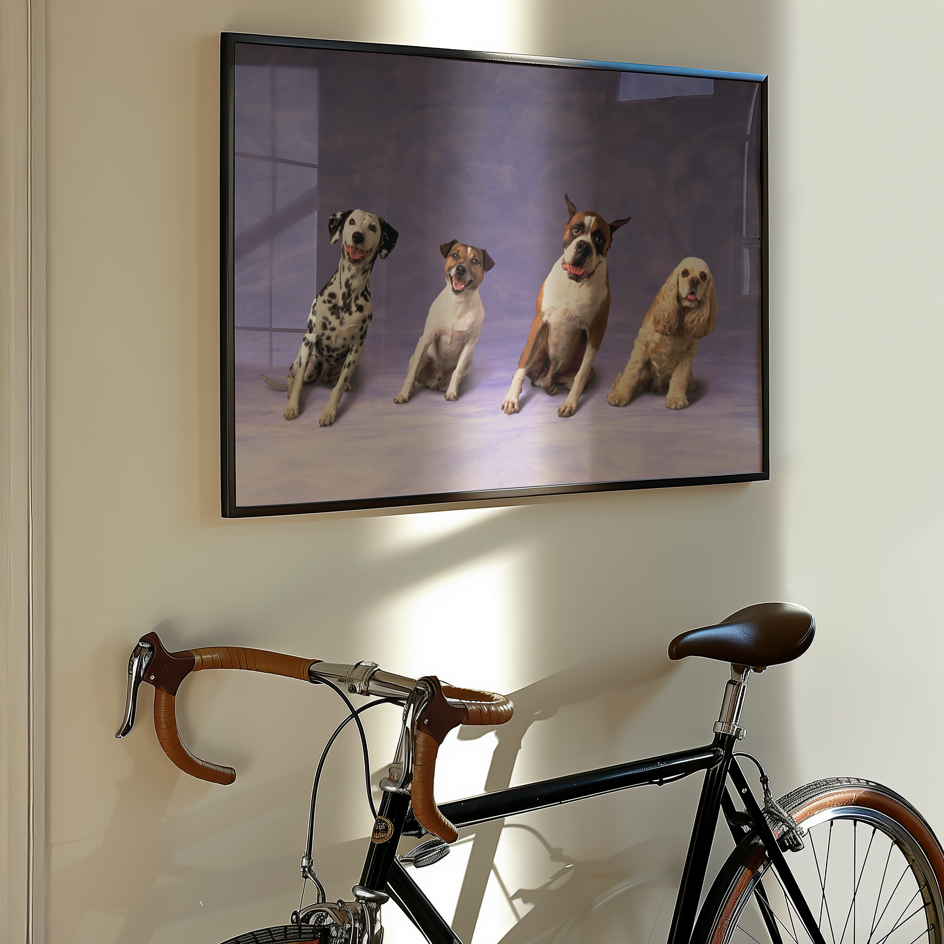 Sideways Dogs | Fine Art Animal and Wildlife Photography Prints by Steve Grubman