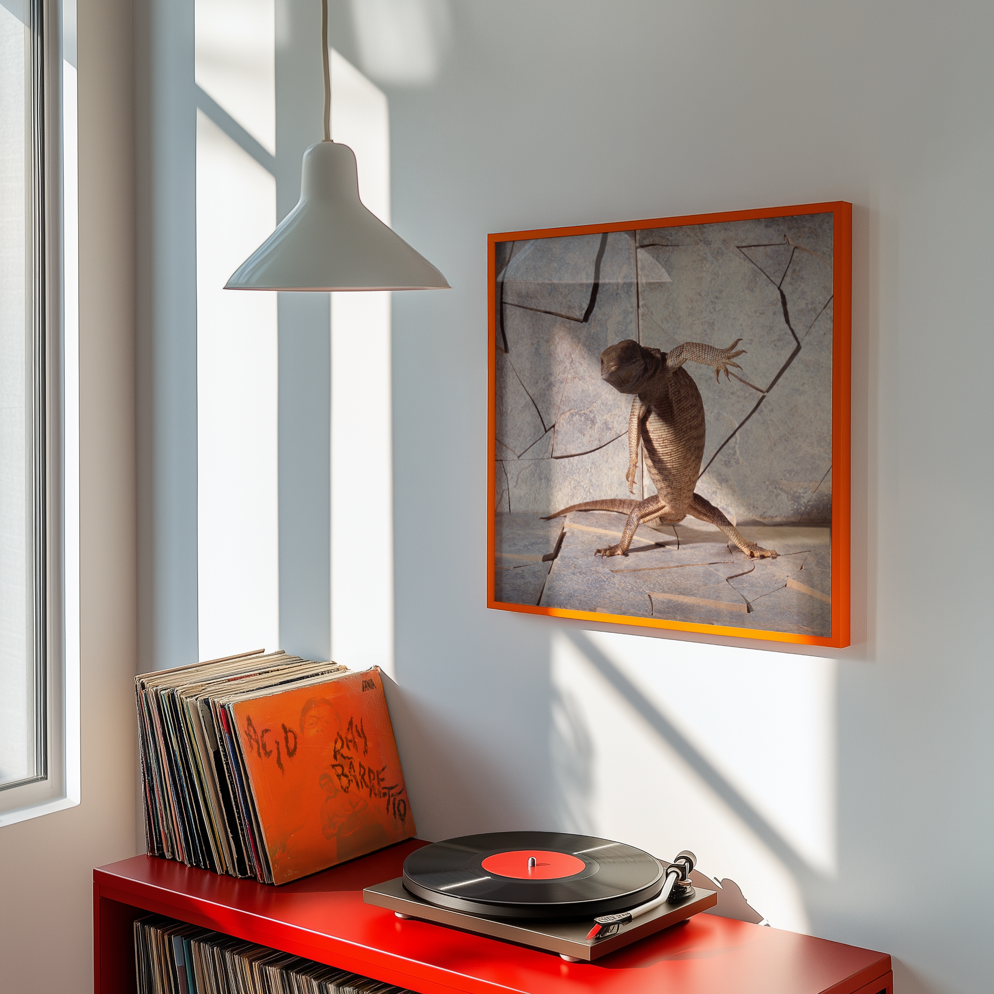 Dancing Lizard | Fine Art Animal and Wildlife Photography Prints by Steve Grubman