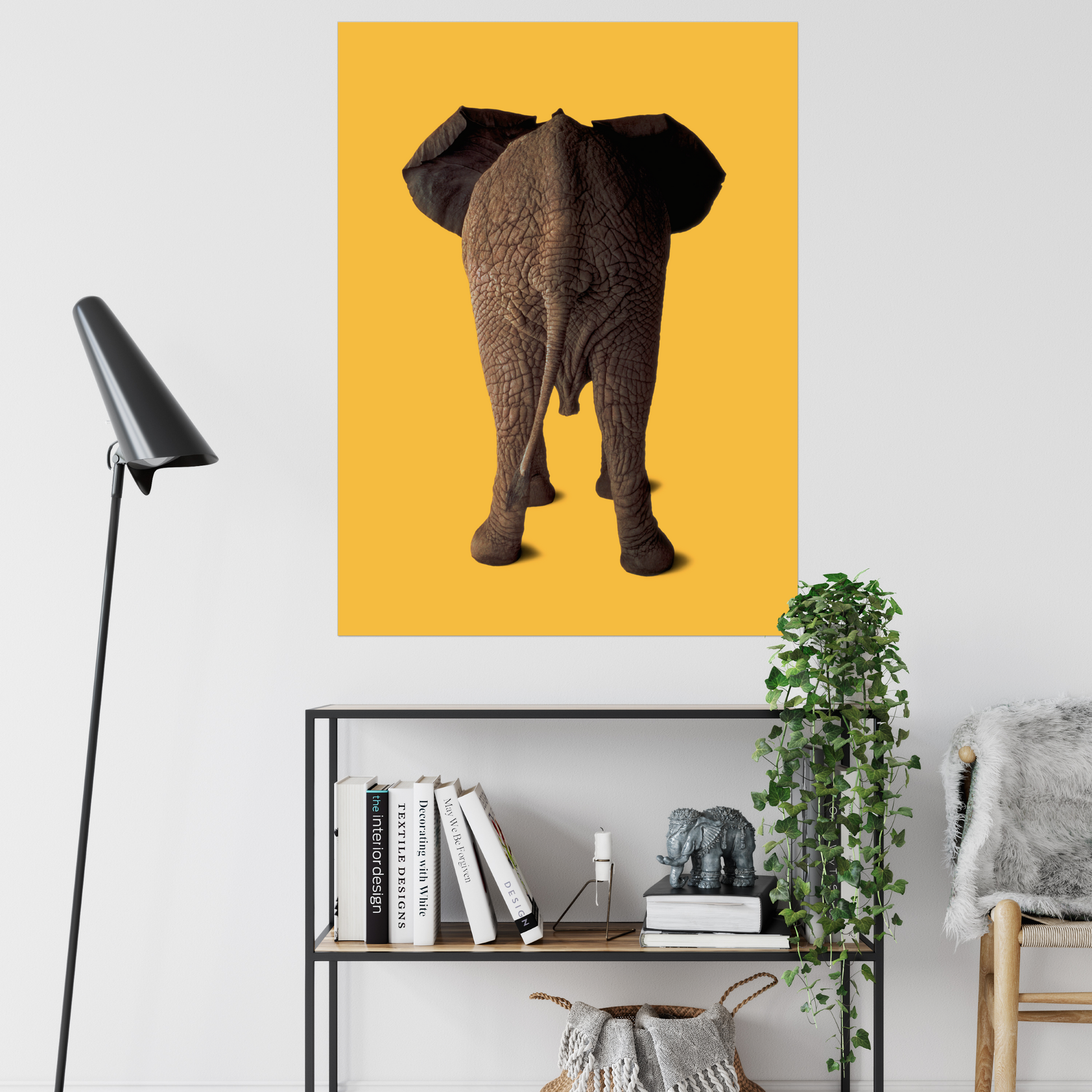 Elephant in the Studio! on Mango | Fine Art Animal and Wildlife Photography Prints by Steve Grubman