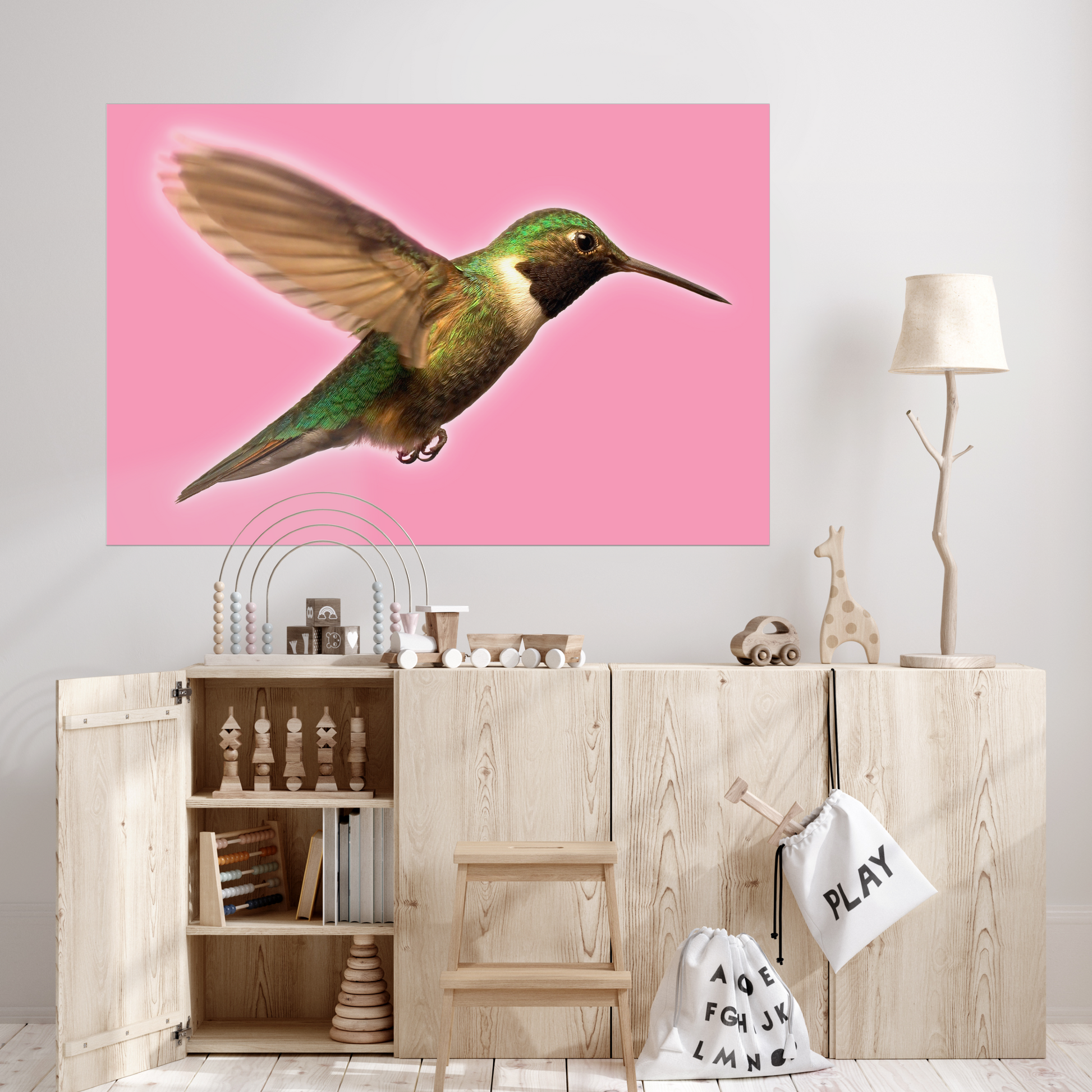 Hummingbird in Flight | Fine Art Animal and Wildlife Photography Prints by Steve Grubman