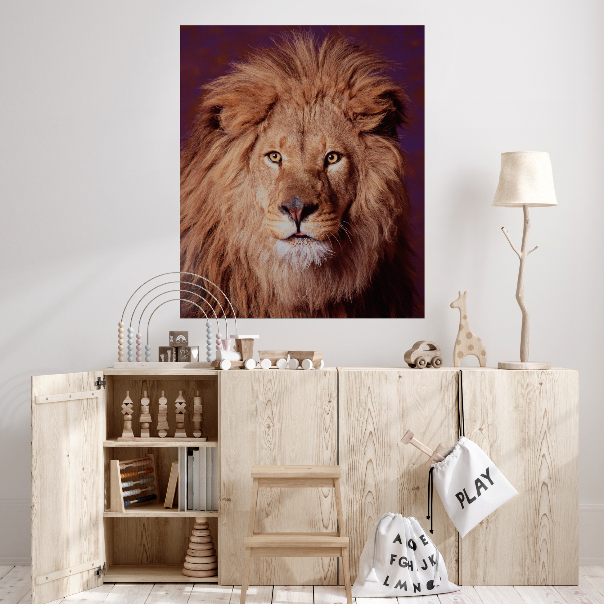 Majestic Lion Portrait | Fine Art Animal and Wildlife Photography Prints by Steve Grubman
