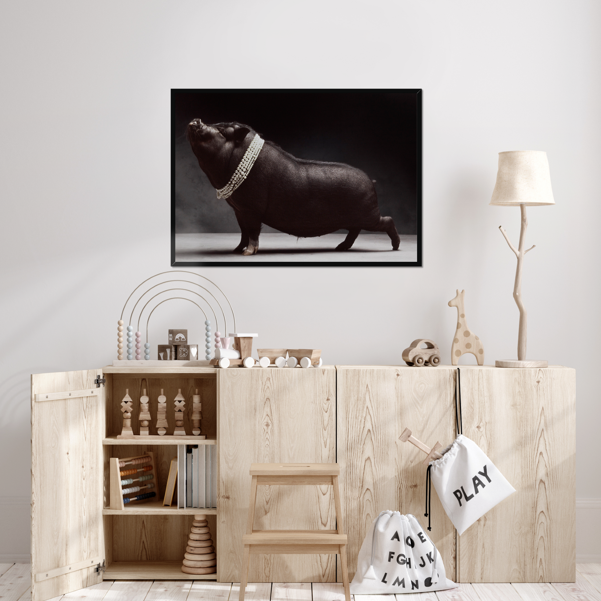 Pearls before Swine | Fine Art Animal and Wildlife Photography Prints by Steve Grubman