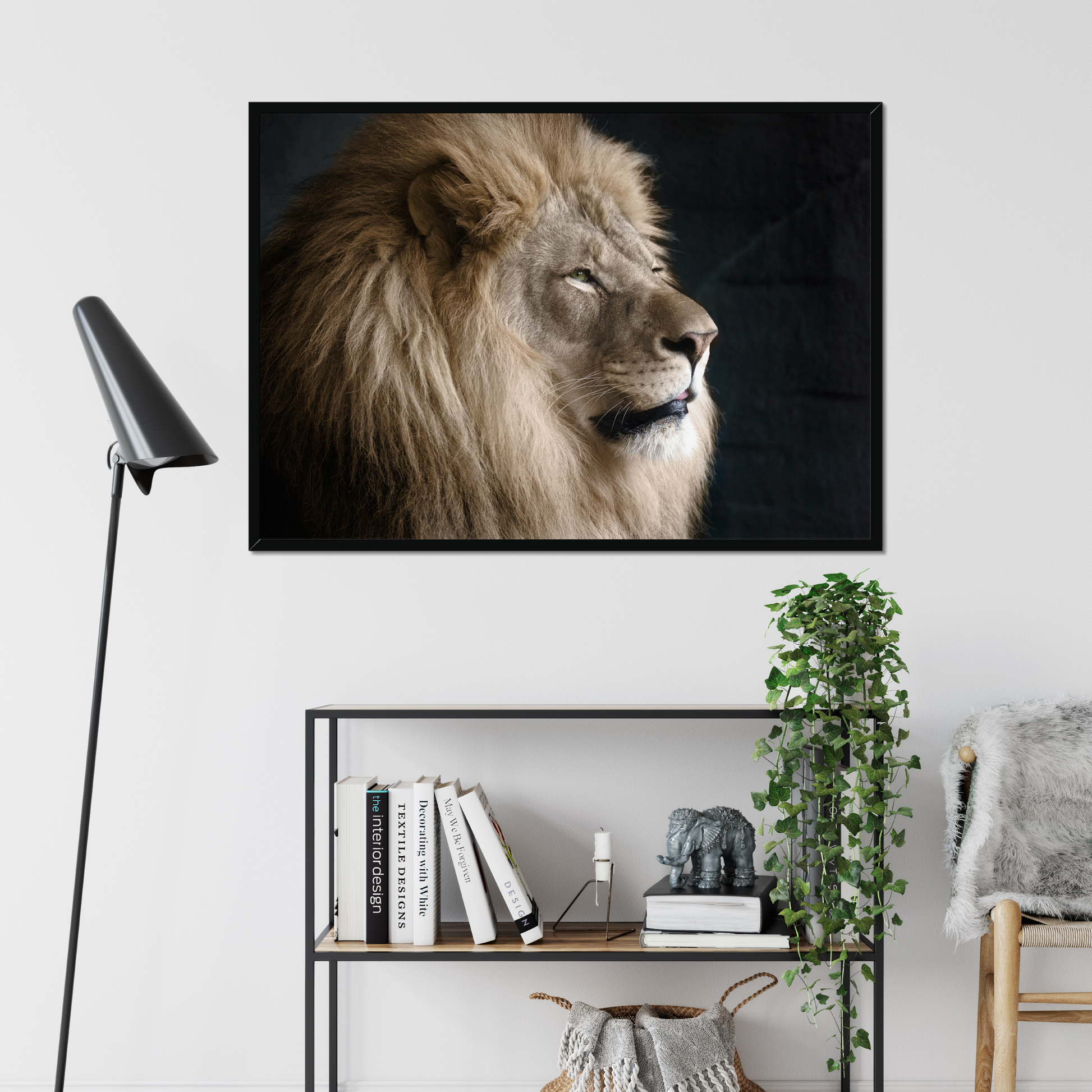 Regal Lion | Fine Art Animal and Wildlife Photography Prints by Steve Grubman