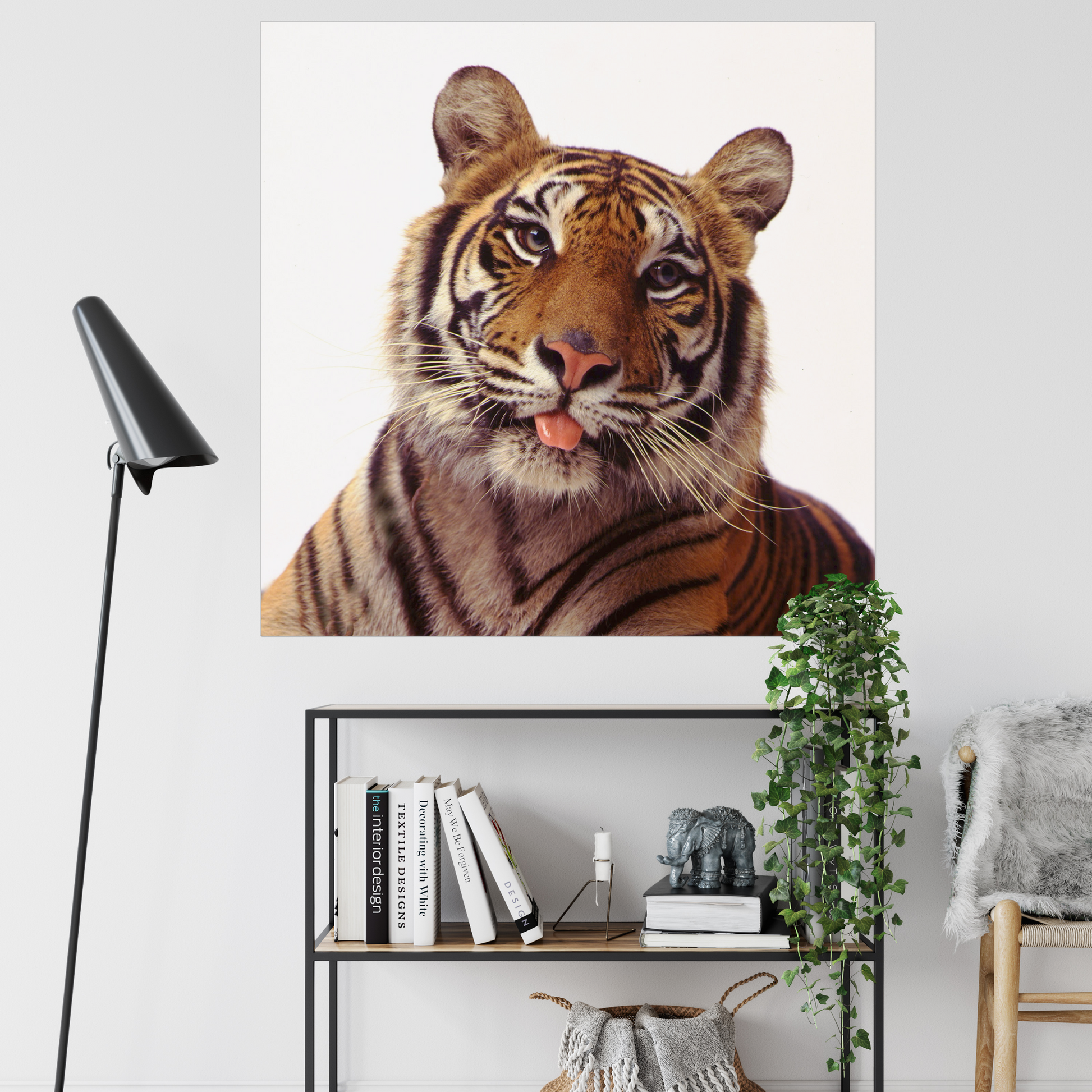 Smiling Tiger | Fine Art Animal and Wildlife Photography Prints by Steve Grubman